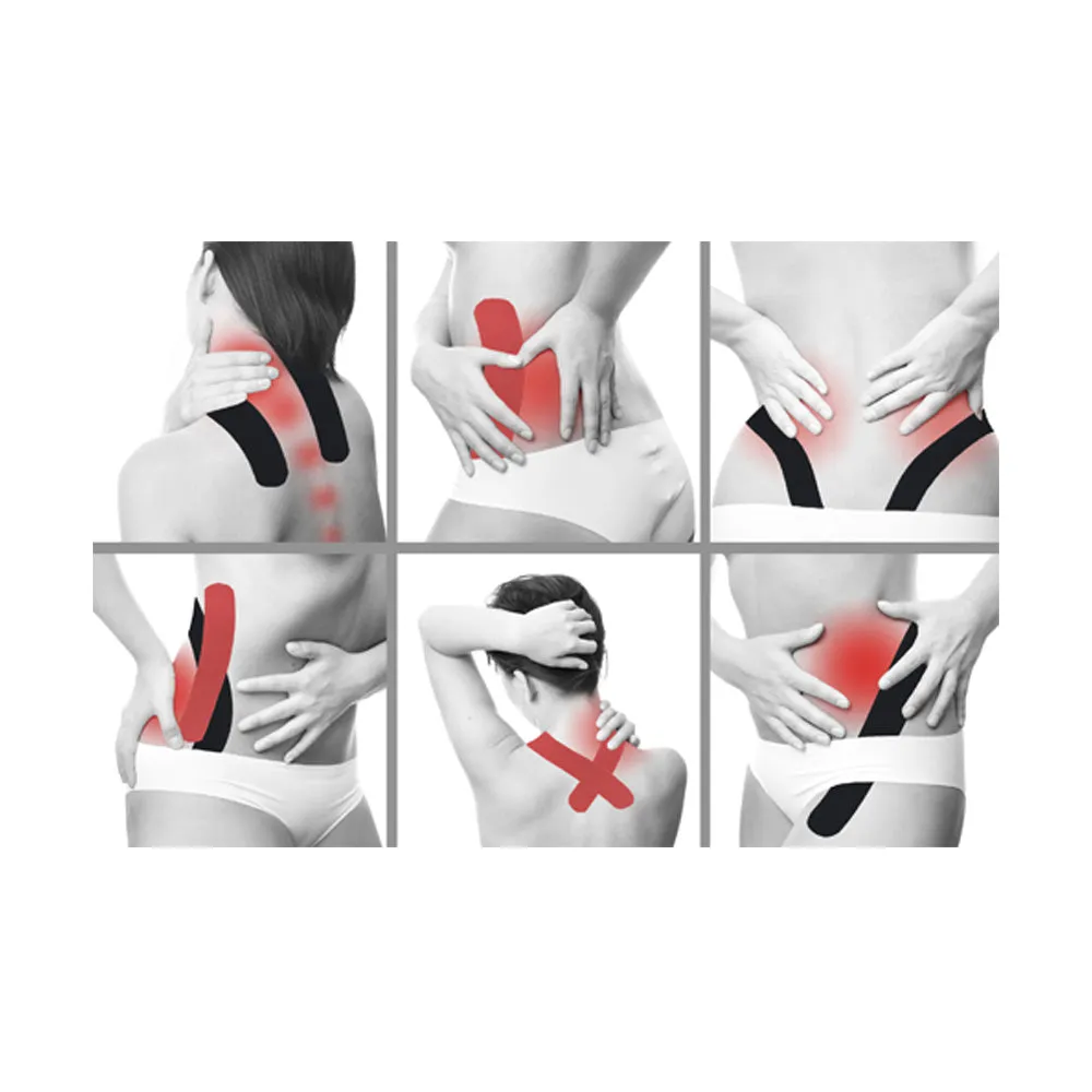 6 Rolls Muscle Tape Kinesiology Sports Running Care Elastic Physio Therapeutic