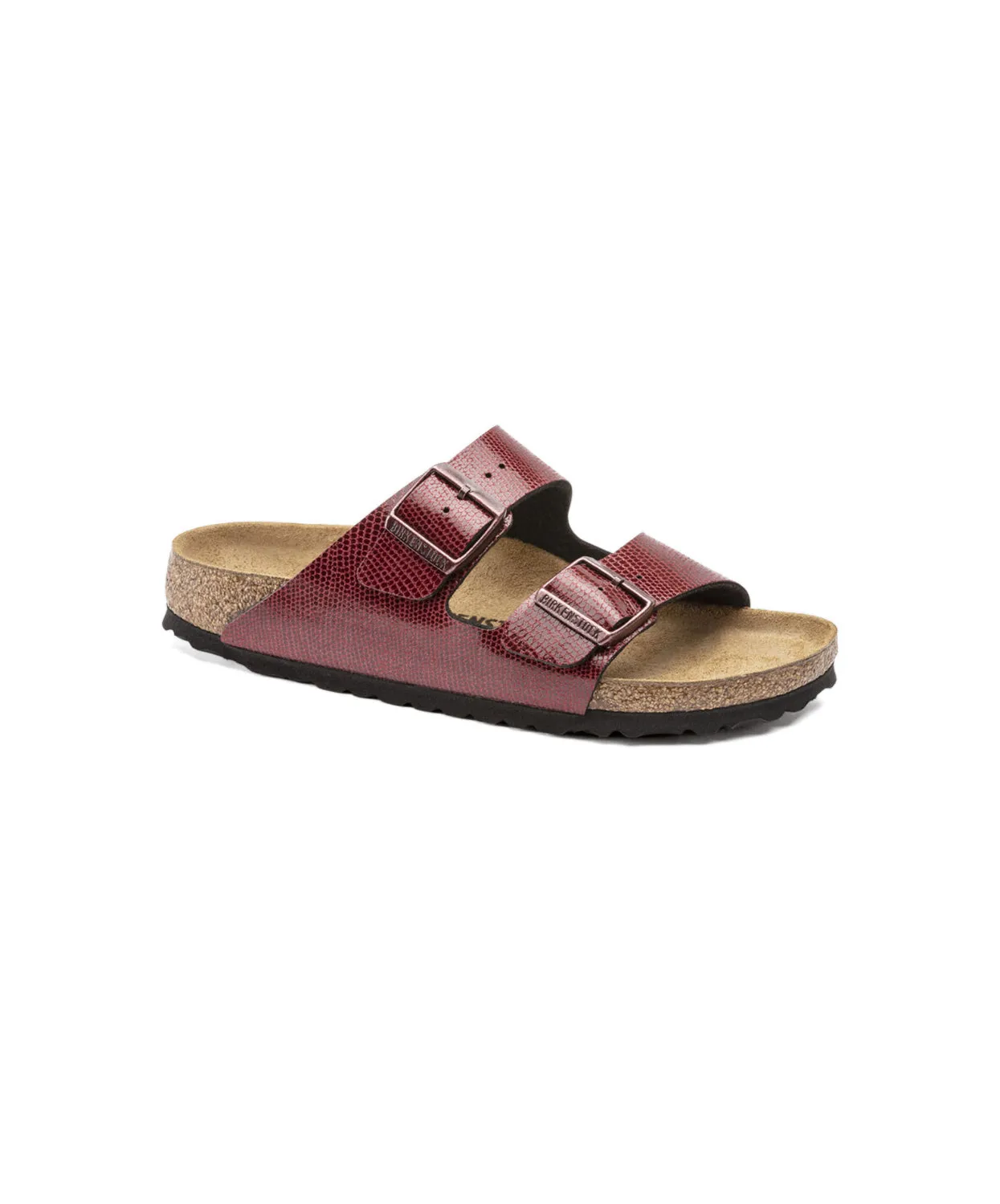 Birkenstock Arizona Birko-Flor Magical Metallic Maroon Sandals