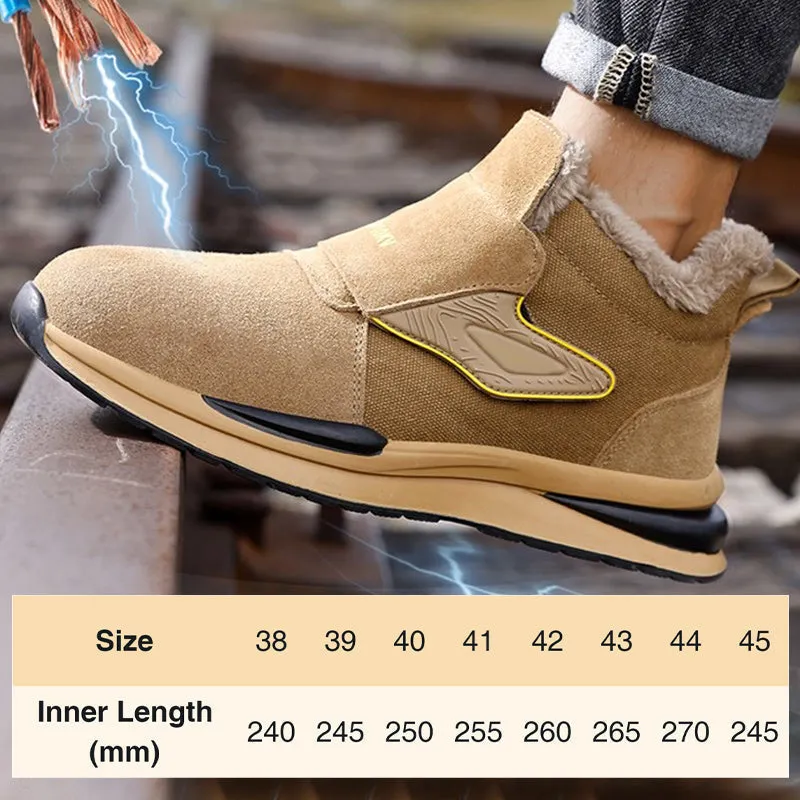 Insulated Heat-Resistant Anti-Slip Safety Shoes
