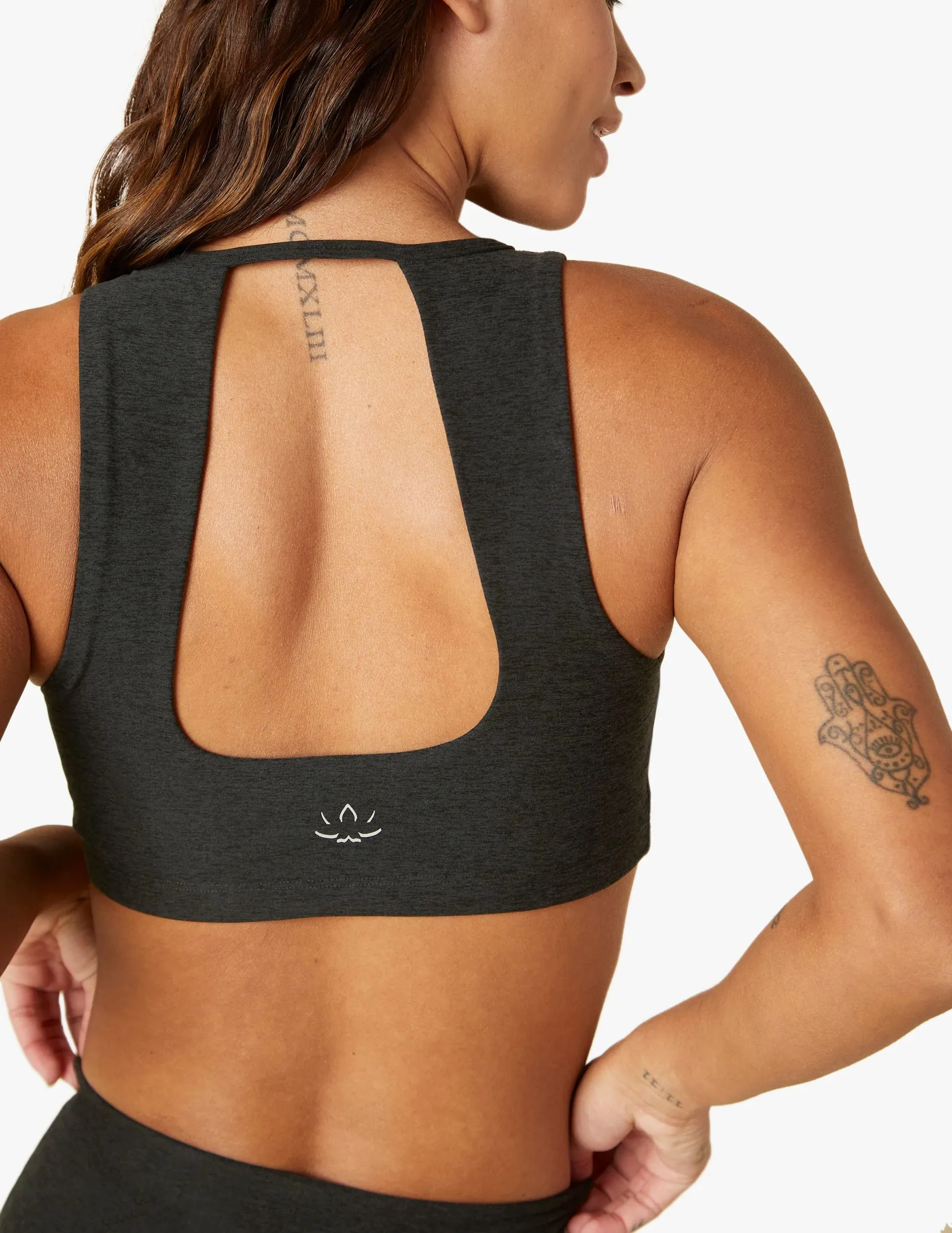 Spacedye Open Back Bra Darkest Night