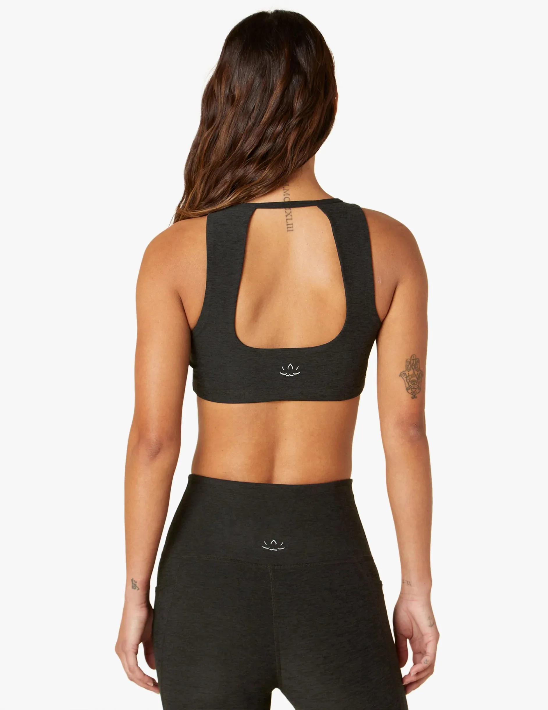 Spacedye Open Back Bra Darkest Night