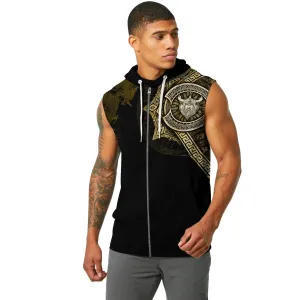 Viking Warrior Medal Sleeveless Pullover & Zip Hoodie